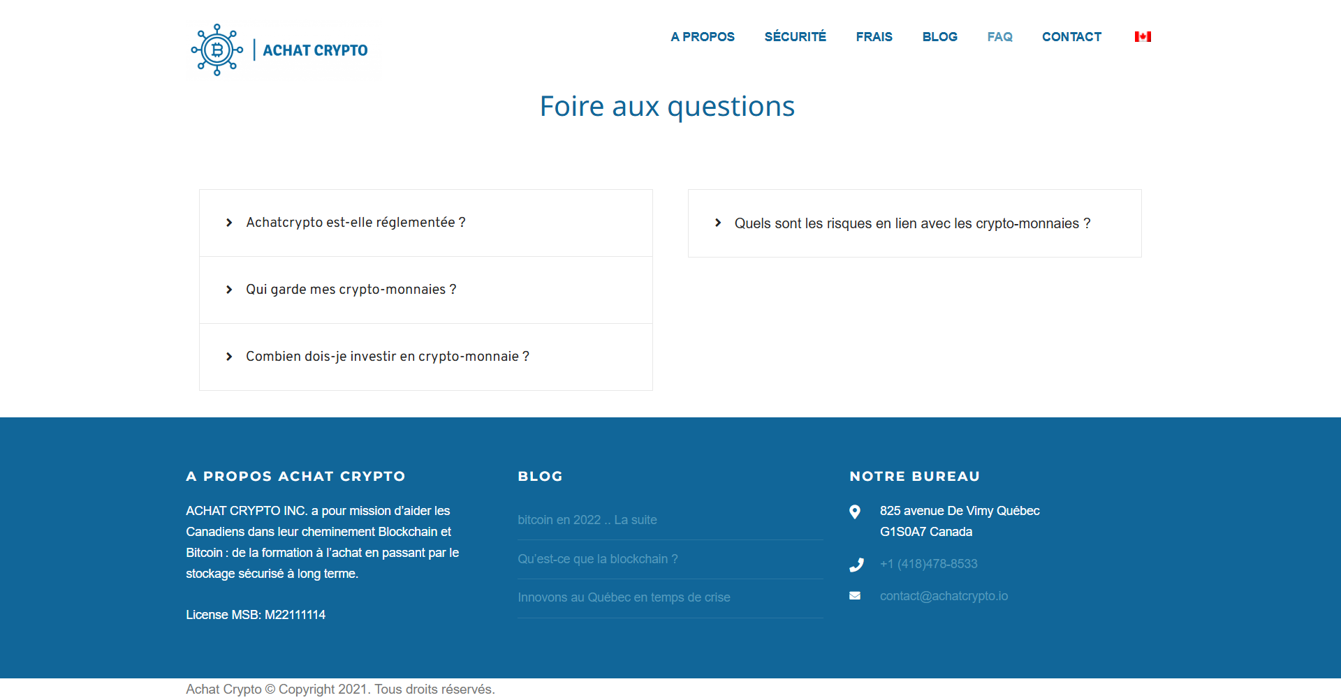 Achat Crypto